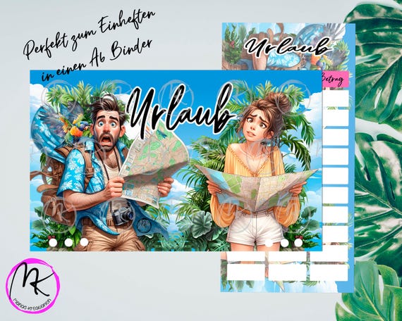 Urlaub Budget Dashboard A6 Binder | Budget Tracker | Digitaler Finanzplaner | Urlaub | Budget Planner Printable A6