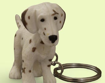 Vintage Dalmatian Puppy Keychain/Keyring| Puppy in My Pocket |MEG| 90s Retro Nostalgia Cute Toy Accessory