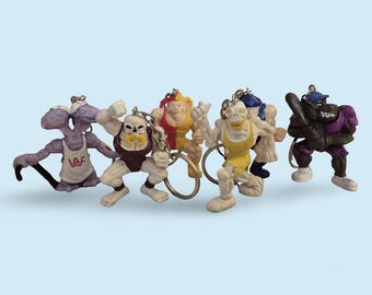 Personalized Initial Options | Vintage Monster In My Pocket Keychain|Cereal Toy Kellogg's |MEG| 90s Retro Nostalgia Accessory