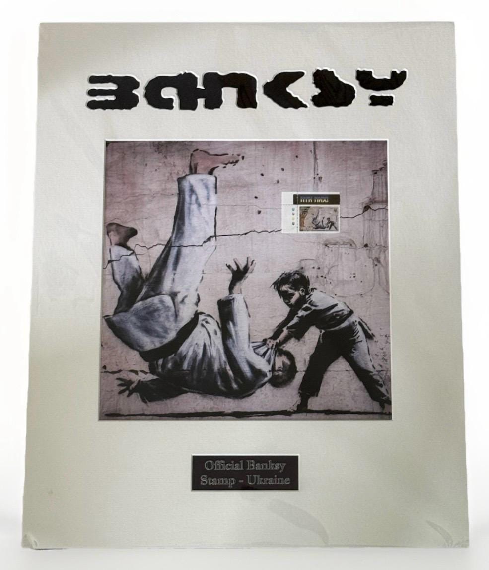 本店 日本 在庫あり 海外 正規 banksy バンクシー ウクライナ 切手 FCK
