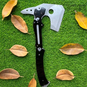 Leon Kennedy upgraded hatchet RE9 Resident Evil Requiem real steel fully upgraded axe replica prop