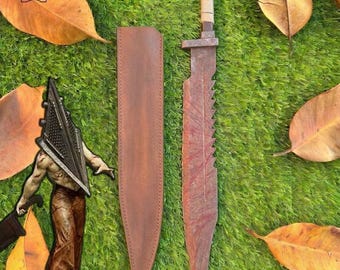 Silent Hill Pyramid Head Knife Replica, Steel Horror Prop (21 Inch)