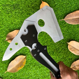 RE9 Leon Kennedy fully upgraded hatchet held real steel Resident Evil Requiem game gift for him