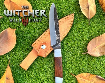 Geralt of Rivia Hunting Knife Replica | The Witcher 3 | Witcher Cosplay Prop | Fantasy Game Knife Gift for Him