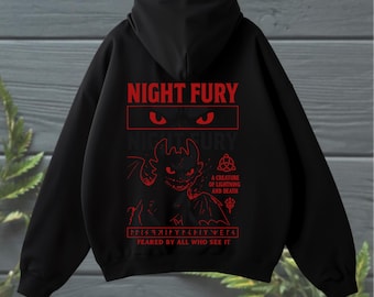 Toothless Night Fury Hoodie: How to Train Your Dragon sweatshirt