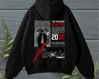 Sung Jin-Woo Hoodie – Solo Leveling Anime Sweatshirt, Shadow Monarch Graphic Pullover