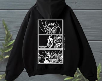 Sung Jin-Woo Hoodie | Solo Leveling Sweatshirt | Shadow Monarch Graphic Pullover