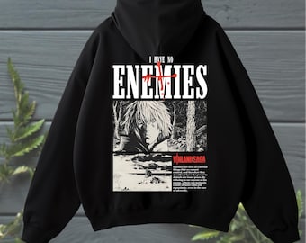 Thorfinn Hoodie – Vinland Saga Viking Anime Sweatshirt, Warrior Graphic Pullover