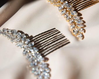 Bridal Crystal Hair comb, Wedding Crystal headpiece, Zircon Hair Accessories