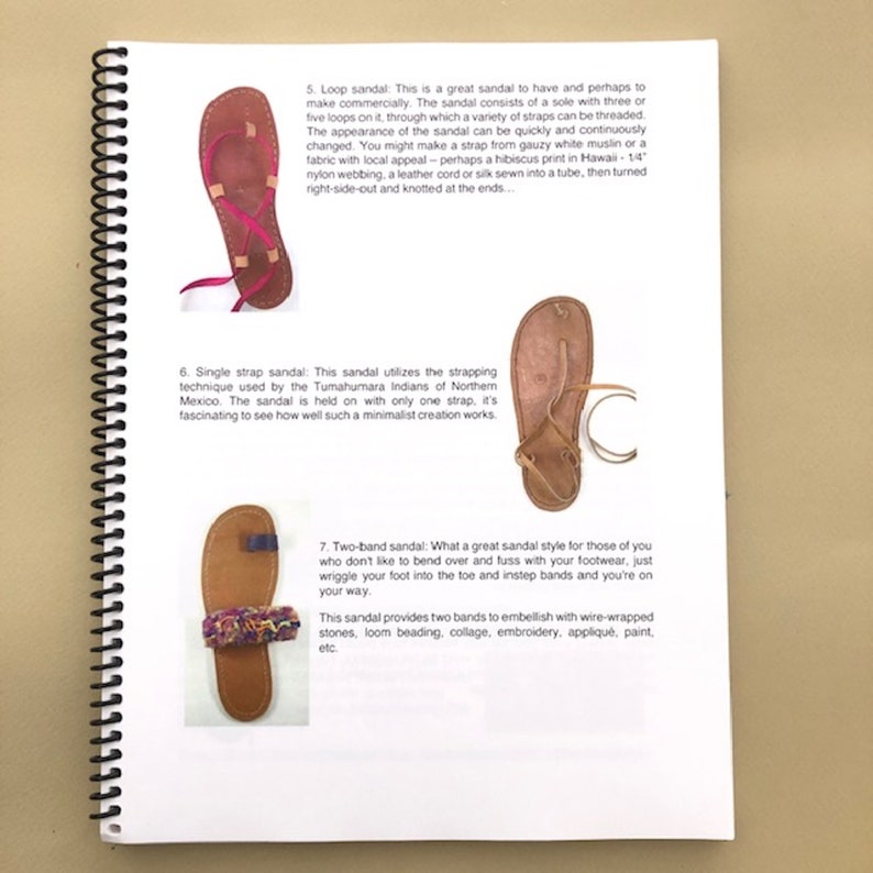 Simple Ecological Sandalmaking pdf book: How to Make Sandals image 3