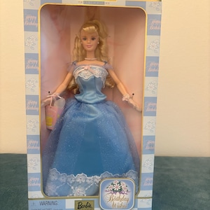 navy blue dress for baby girl Barbie Collector Birthday Wishes African-American in Blue Dress NRFB New 🌸 main image 0