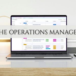 Airtable Operations Manager | Small Business Project & Inventory Tracker (Airtable Template)