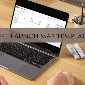 Relational Launch Map for Small Business | Backplanning System for Product Launches | Airtable Template