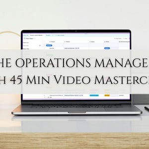 Airtable Operations Manager Template w/Video Masterclass | Small Business Project & Inventory Tracker