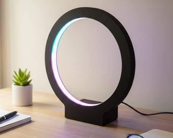 RGB Halo Table Lamp, 24 cm, USB, App and Remote Control