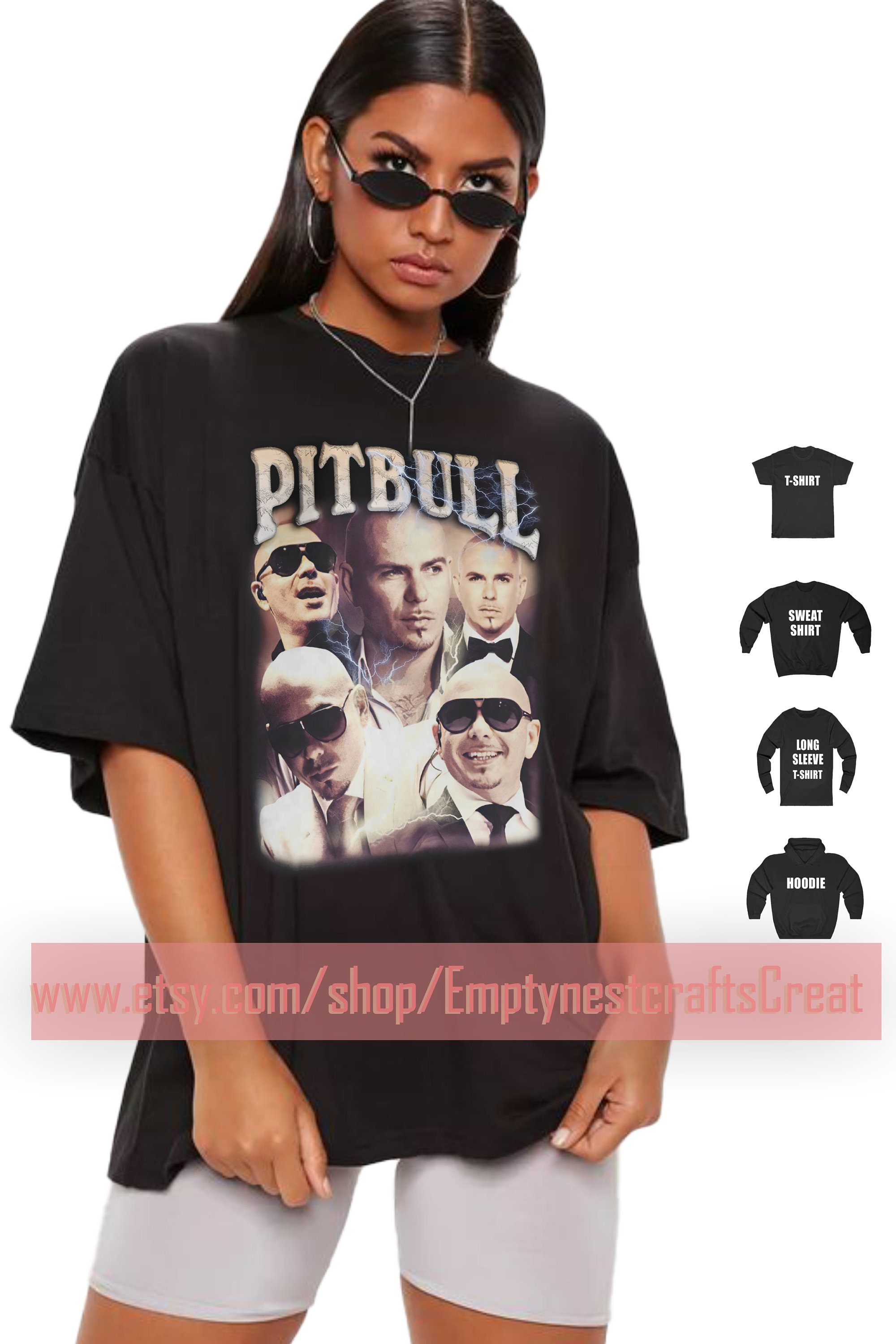 Discover Pitbull Shirt, Hip Hop Shirt, Rap shirt, Vintage 90s, Retro 90 Shirt