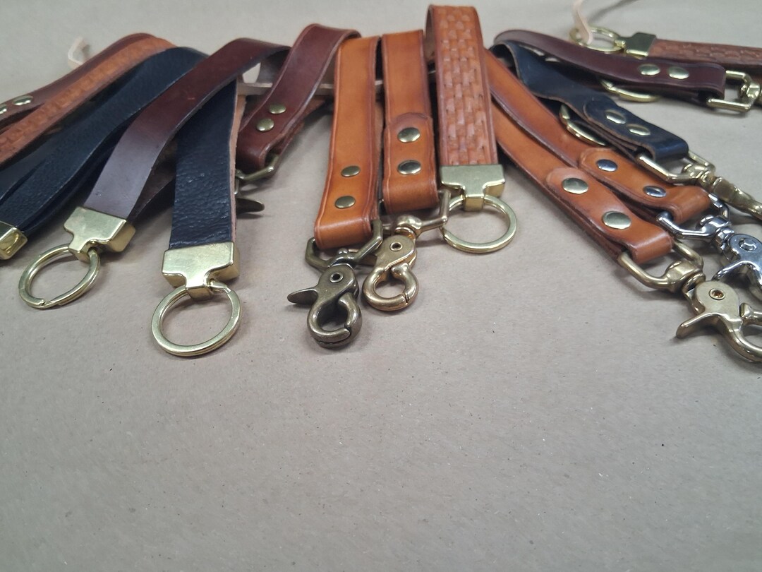 Keychain Loop Types Leather Keychain Loop - Etsy