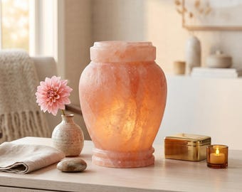 Handmade Natural Himalayan Salt Urns for Baby/Infant and Child | Biodegradable & Water-Soluble Cremation Urn for a Beautiful Little Soul
