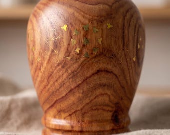 Wooden Keepsake Urns for Human Ashes | Handcrafted Cremation Urn | Solid Wood Memorial Keepsakes