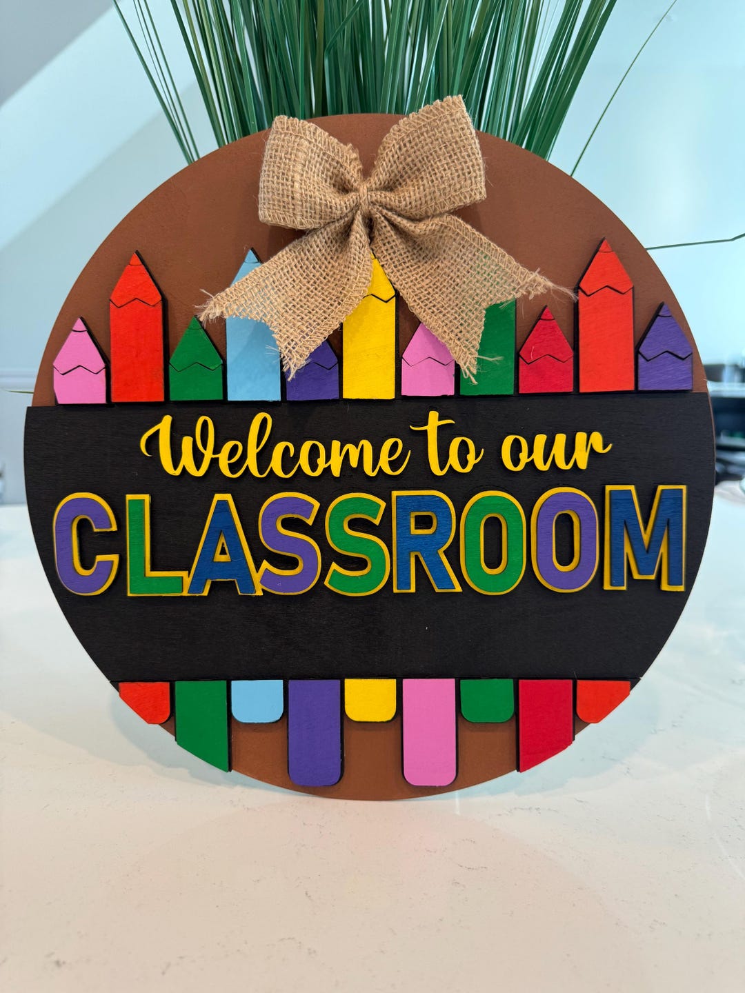 Personalized Classroom Door Sign | Teacher Name Sign | Welcome to Our ...