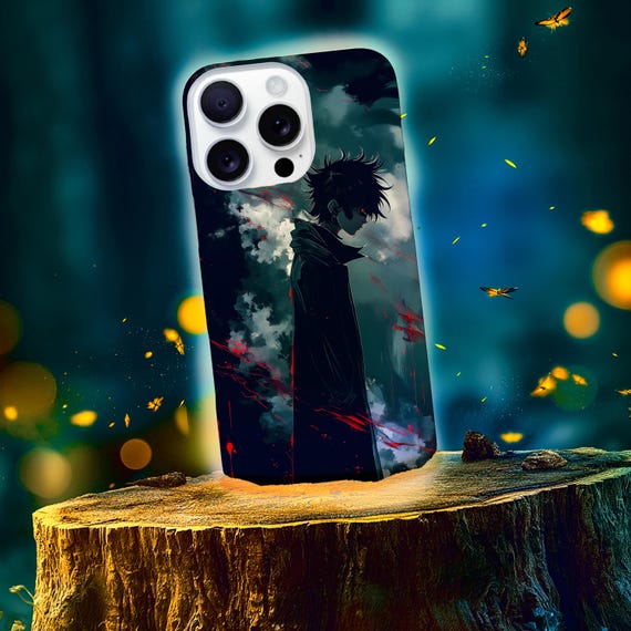 Shadow Stalker Anime Phone Case – Dark MagSafe Tough Protection