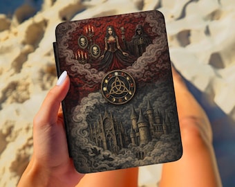 Funda para Kindle de Vampiros de Catedral Gótica / Funda para Kindle de Arte de Terror Victoriano Oscuro