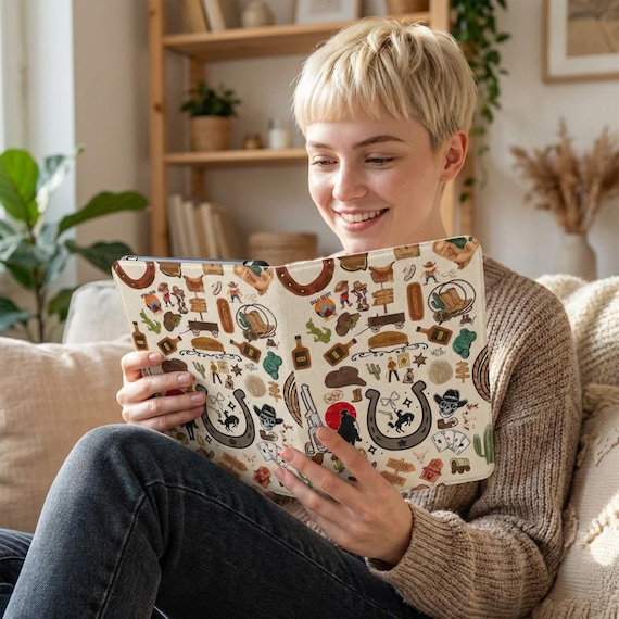 Wild West Heritage Kindle Case - Vintage Western Pattern