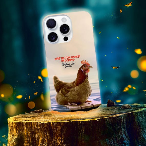 Wilson Lo Siento, Wait Me Tom Hanks | Illustration Phone Case | Pop Culture Humor