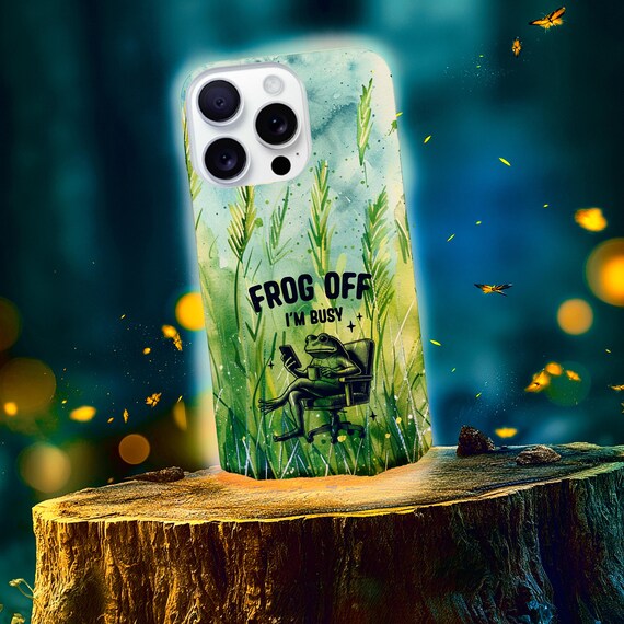 Cottagecore Frog Phone Case | Funny Sarcastic Quote