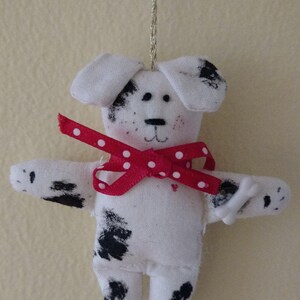 Tiny Dog Ornament - Dog Lovers Christmas Ornament - Dog Bone Ornament - Dog Gift Tag - Pet Lovers Ornament