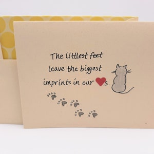 Cat Sympathy Card - Pet Loss - Love of Cat - Cat Bereavement Card - Cat Condolences Card - Pet Loss Card