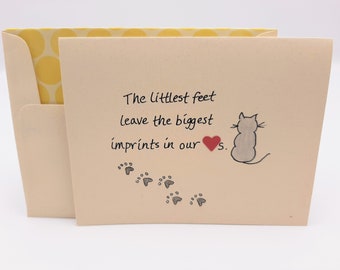 Cat Sympathy Card - Pet Loss - Love of Cat - Cat Bereavement Card - Cat Condolences Card - Pet Loss Card