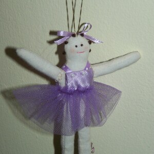 Ballerina Ornament - Ballerina Christmas Ornament - Dance Ornament  - Girl Ornament - Ballet Christmas Oranment