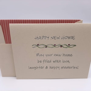 New Home Card - Congratulations on New Home - Housewarming Card - Housewarming Gift -1st time Home Buyer -New Home Owner