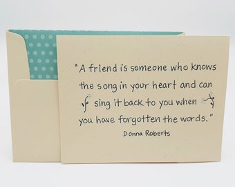 Supportive Friend Card – Friendship Quote, Thinking of You