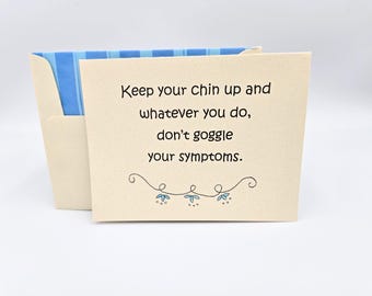 Hilarious Get Well Card - Don't Google Symptoms