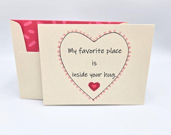 Inside your Hug - Anniversary Card