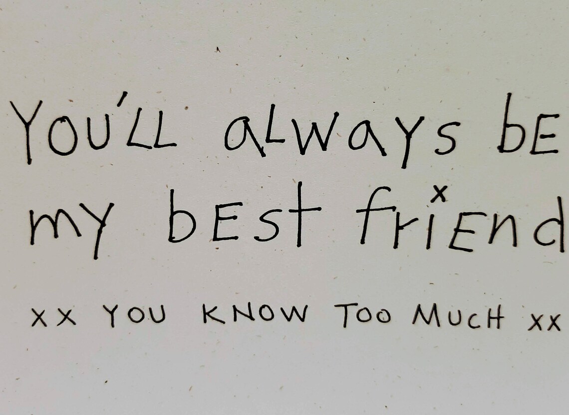 Funny Best Friend Card Best Friend Birthday Card Funny Etsy