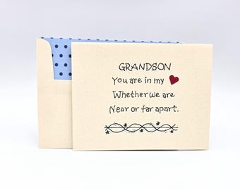 Grandson Birthday Card, Love From Grandparents
