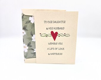 Wedding Card for Daughter, Wishing You a Life of Love