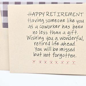 Happy Retirement, Leaving Work Card, Card for Retiring Coworker, Retirement Gift, Retirement Life, Best Wishes for Retirement