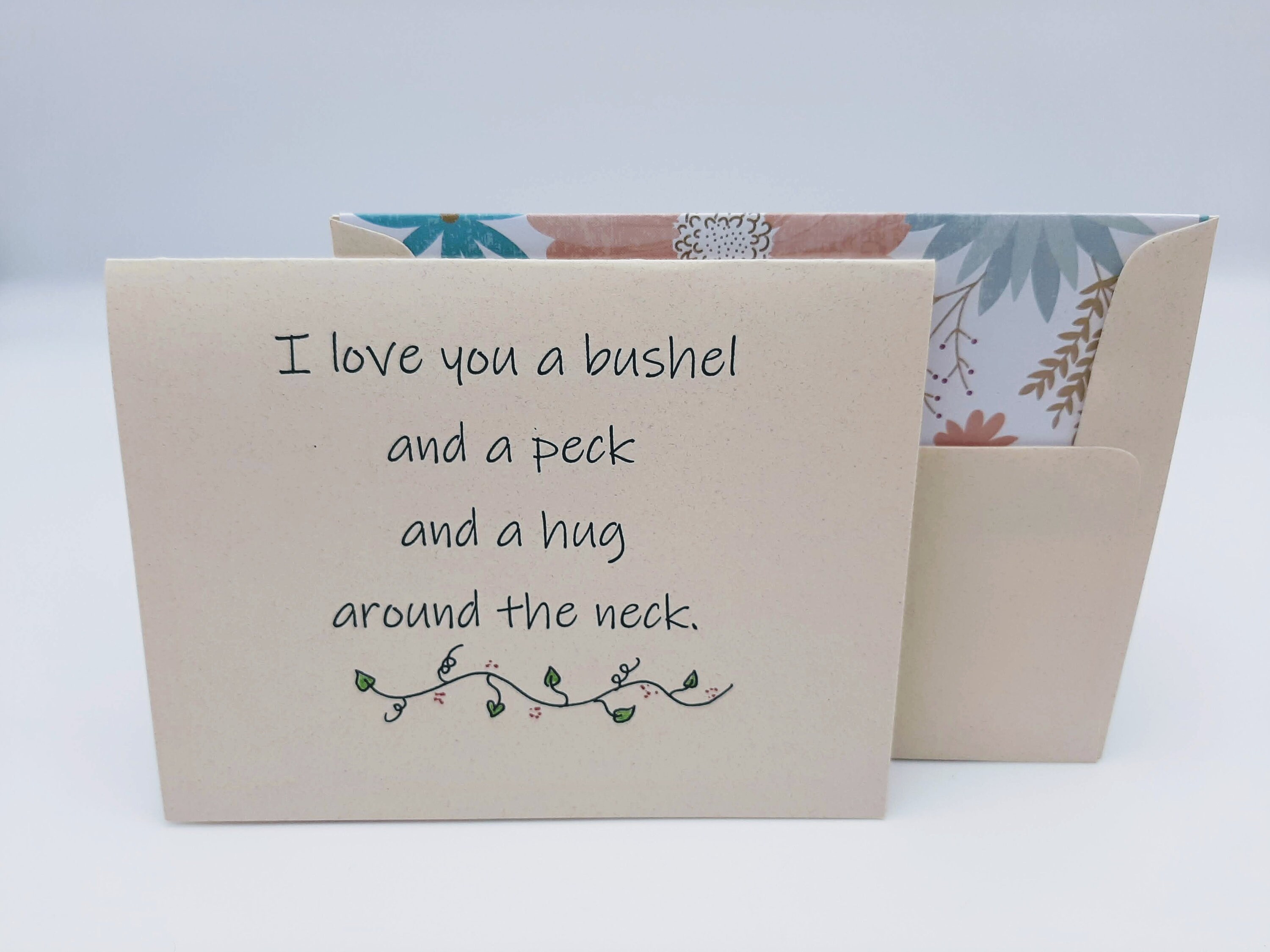 Bushel and Peck Card -  Family Birthday Card - Birthday Card for Grandchild - Old Song Birthday Card - Child's Birthday