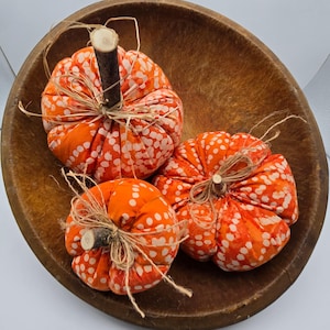 Batik Fabric Pumpkins - Table Decor Pumpkins - Fall Decor - Cloth Pumpkins - Fabric Pumpkins - Handmade Pumpkins - Autumn Decor - Pumpkins