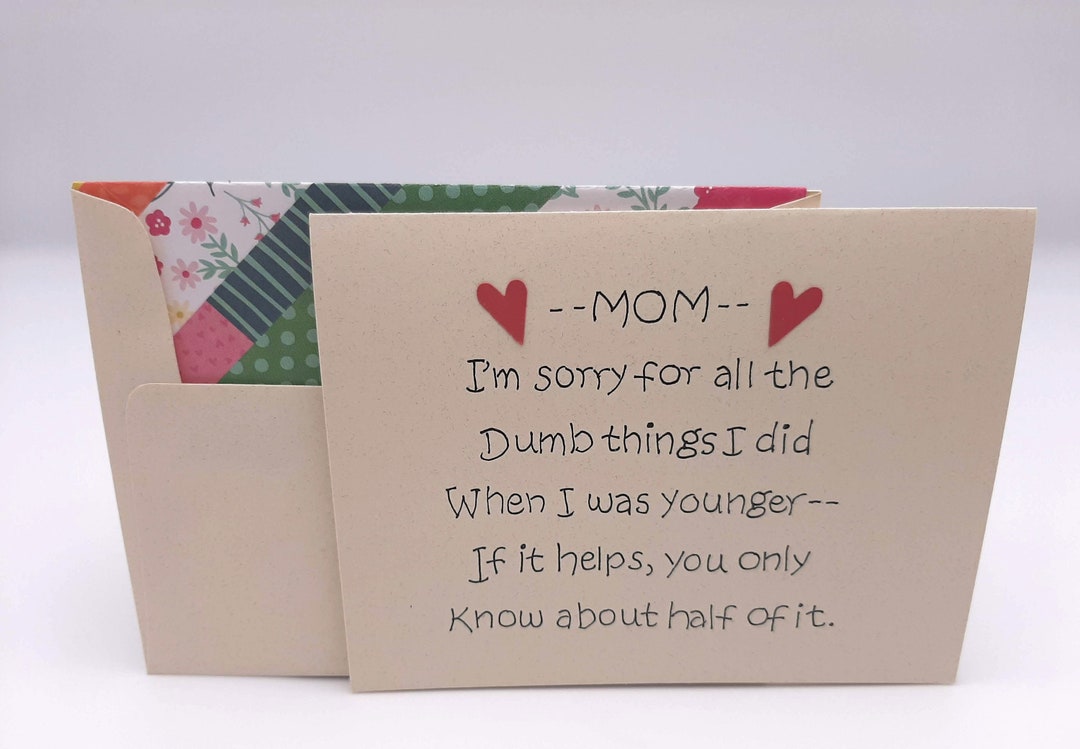 Funny Mom Card - Mother's Day or Birthday Gift - Etsy