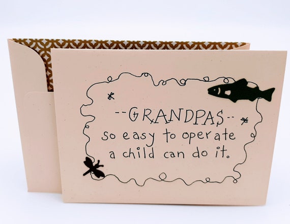 Download Grandpa Birthday Card Grandpa Who Spoils His Grandchild Etsy