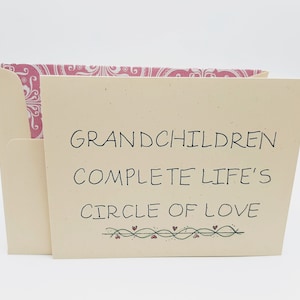 Grandchildren Love Card - Grandparent Day Card - Love of Grandchildren - Grandma Birthday - Grandchildren message