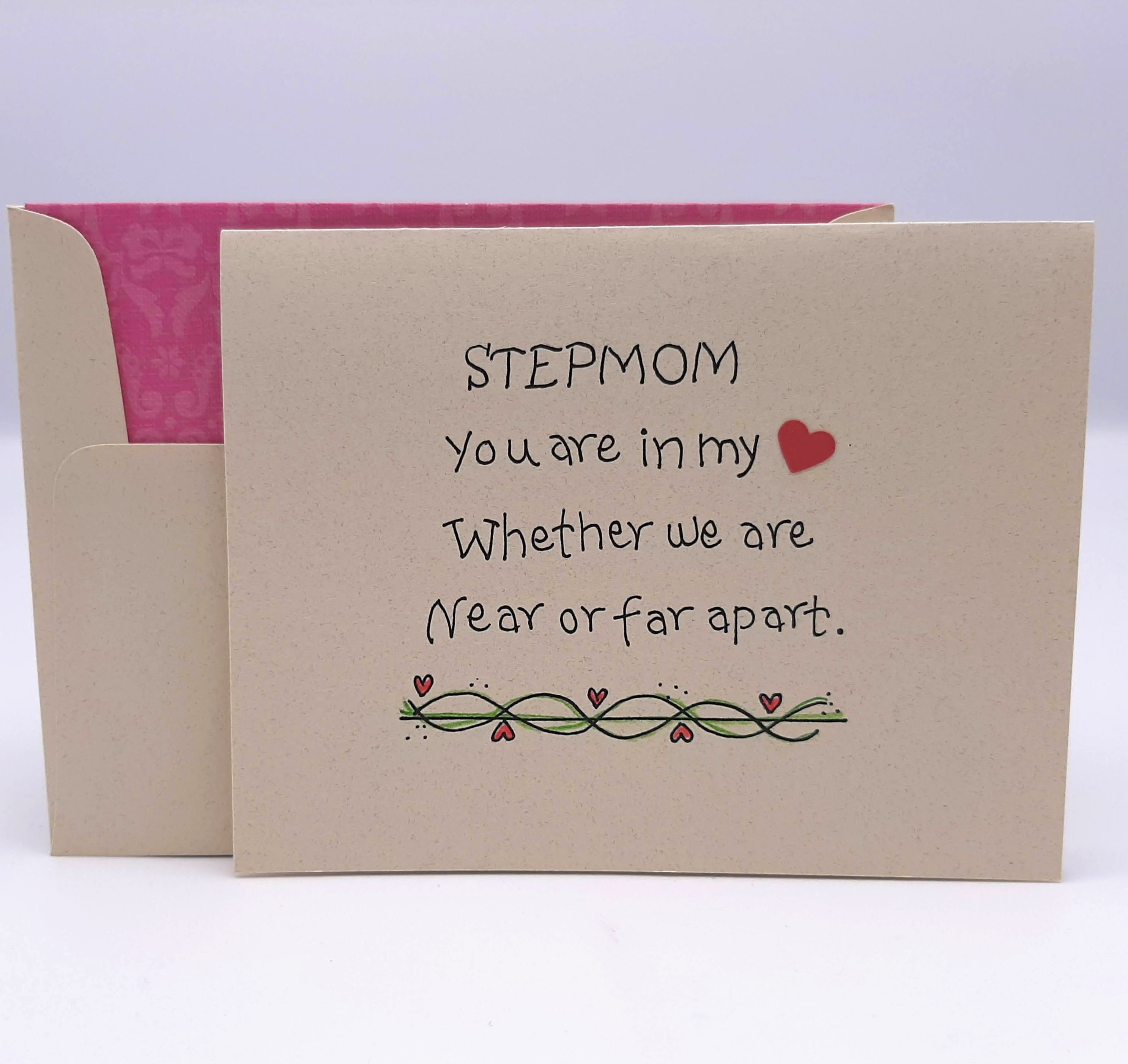 TANWIH To My Stepmom Gifts Stepmother Wallet Card, Thank You for Stepping  In and Become The Mom You Didn't Have To, Step Mom Birthday Christmas