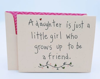 Daughter Birthday Card, Daughter as Friend