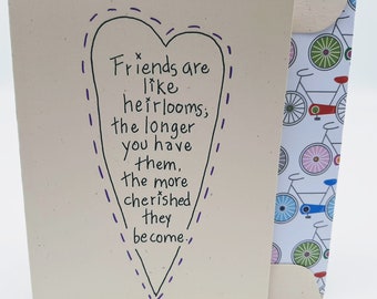 Best Friend Birthday - Long-time Friend - Best Friend Love - Heirloom Friends -Forever Friends - Friend Birthday - Love of Friend