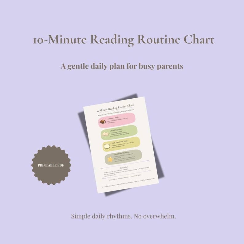 10-minute Reading Routine for Busy Parents | Simple Daily Reading Plan ...